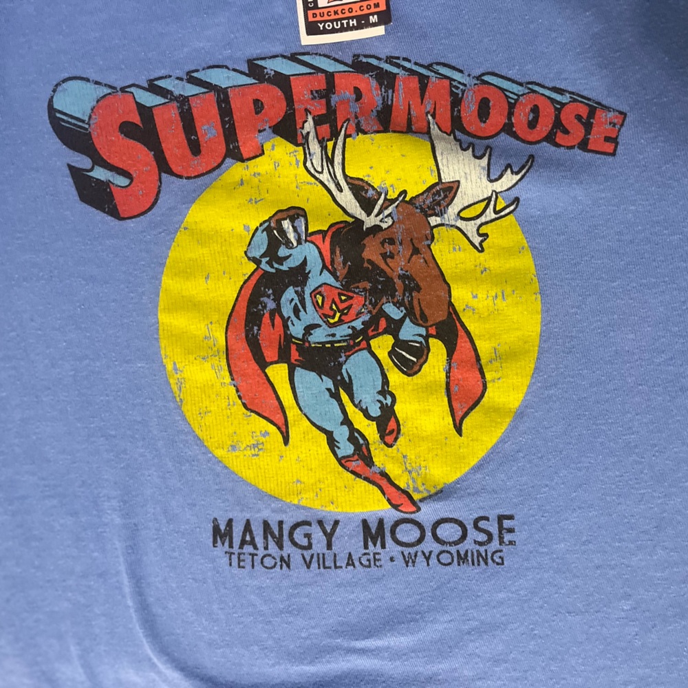 Super Moose Kids Long Sleeve Tee - Blue
